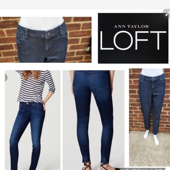 Ann‎ Taylor Loft skinny Jean's 32/14 - Picture 1 of 9